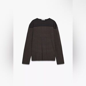 Zara STRIPED LONG SLEEVE T-SHIRT